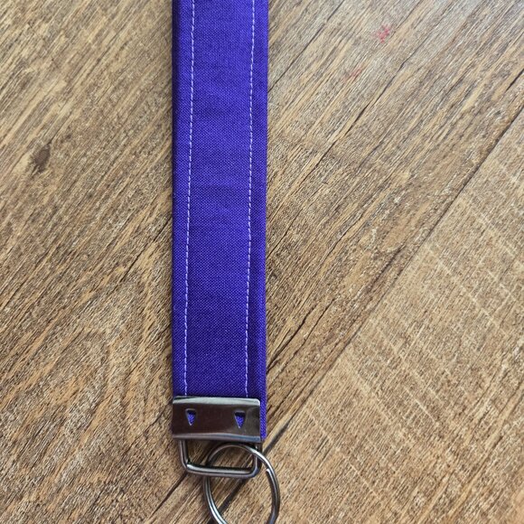 Crafty & Posh Purple Handmade Key Wristlet - Picture 3 of 3
